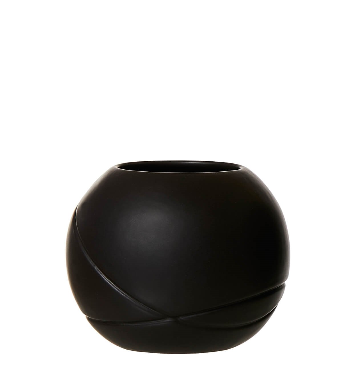 L�bech Living Water Flow vase sort small - Fransenhome