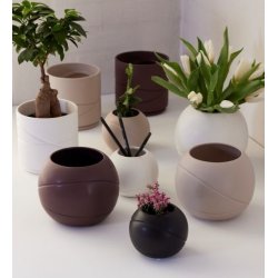L�bech Living Water Flow vase sort large med vaser i andre farver og st�rrelser - Fransenhome