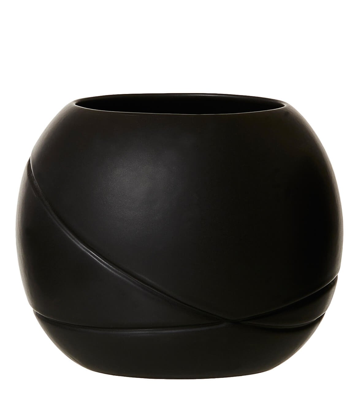L�bech Living Water Flow vase sort large - Fransenhome