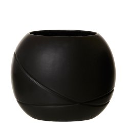 L�bech Living Water Flow vase sort large - Fransenhome