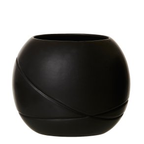 L�bech Living Water Flow vase sort large - Fransenhome