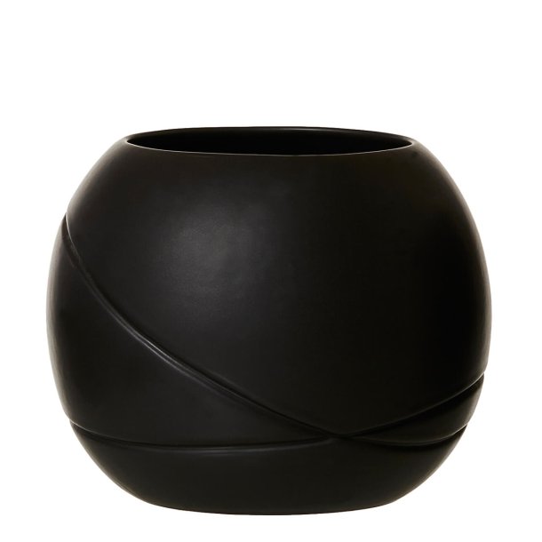 L�bech Living Water Flow vase sort large - Tinashjem