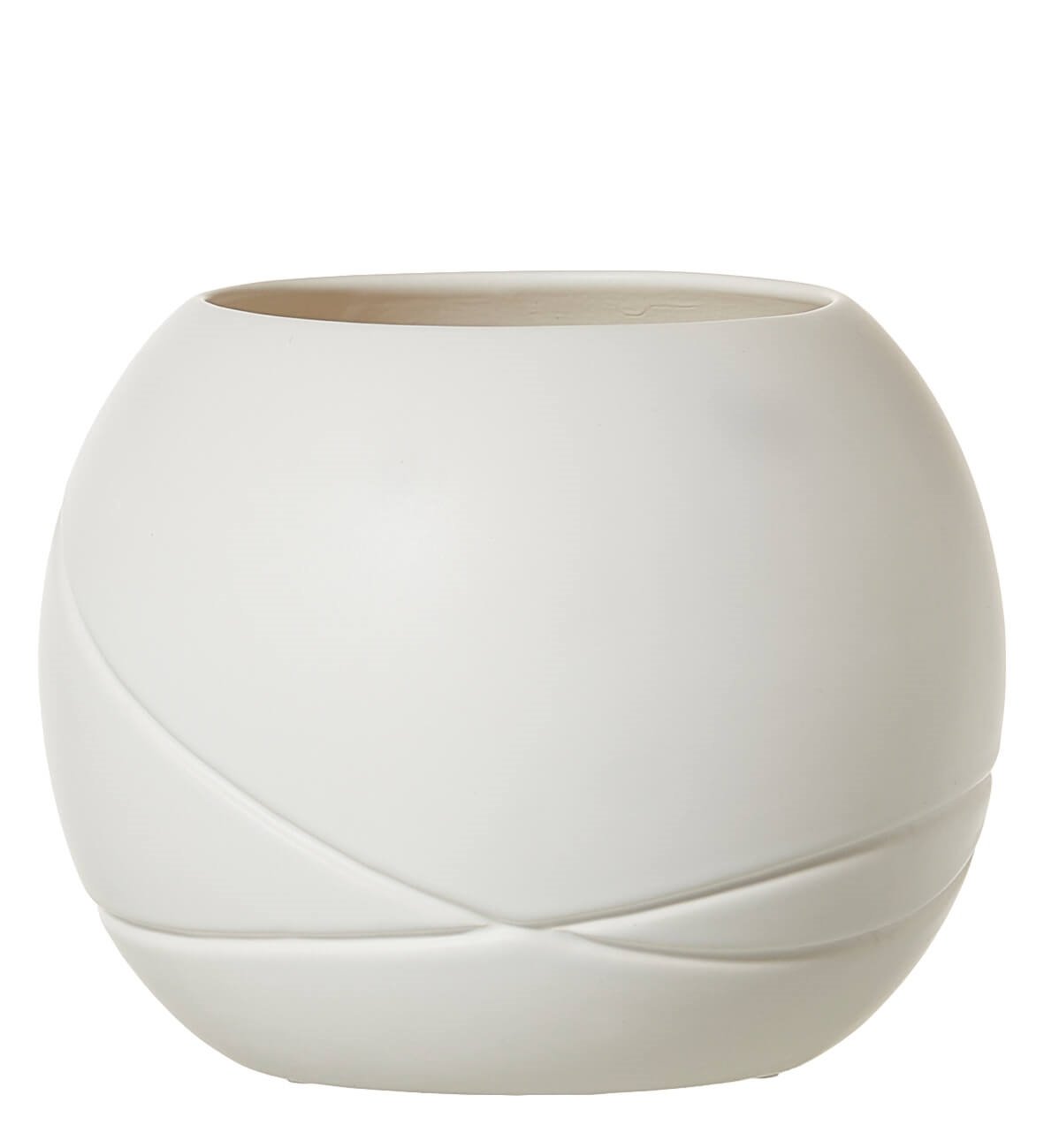 L�bech Living Water Flow vase hvid large - Fransenhome