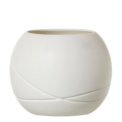 L�bech Living Water Flow vase hvid large - Fransenhome