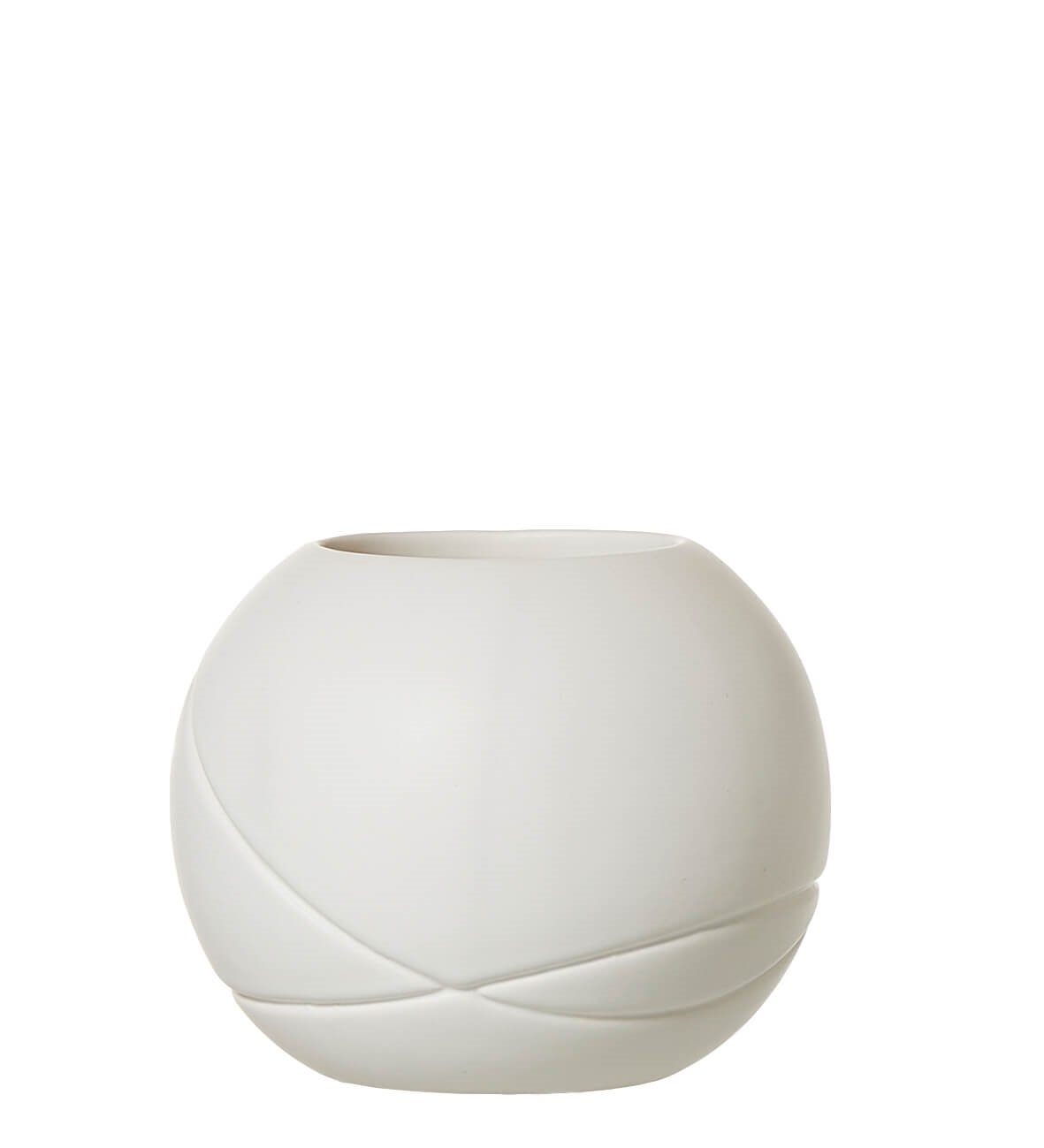 L�bech Living Water Flow vase hvid small - Fransenhome