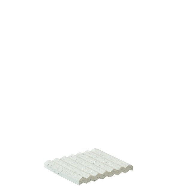 L�bech Living Wave bakke hvid mix mat 14 cm - Fransenhome