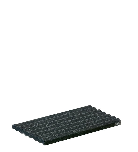 L�bech Living Wave bakke sort mix mat 26 cm - Fransenhome