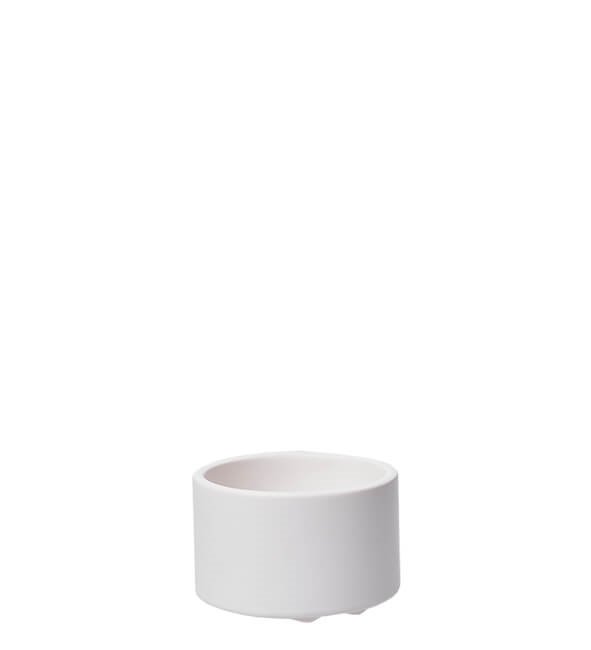 L�bech Living Wave mini sk�l til salt hvid  - Fransenhome