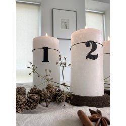 Advents tal 1 og 2 fra L�bech Living p� hvide lys - Fransenhome