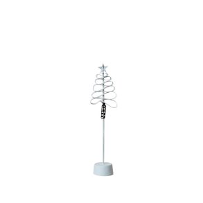 L�bech Living Spiral Xmas Paper Tree White h�jde 30 cm - Fransenhome
