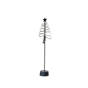 L�bech Living Spiral Xmas Paper Tree Black h�jde 35 cm - Fransenhome