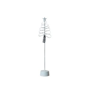 L�bech Living Spiral Xmas Paper Tree White h�jde 35 cm - Fransenhome