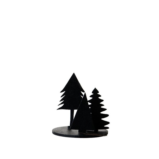 L�bech Living Trio of eco-felt xmas trees sort - Tinashjem