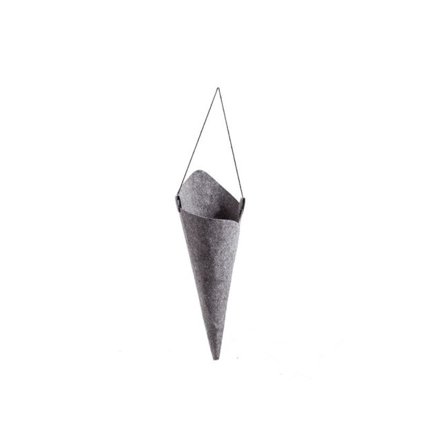 L�bech Living kr�mmerhus hanging cone 29 cm grey - Tinashjem