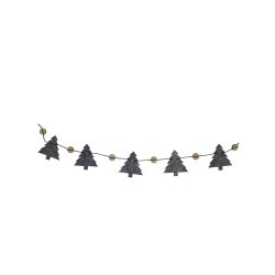 L�bech Living X-mas strings Trees gr� til at h�nge op - Fransenhome