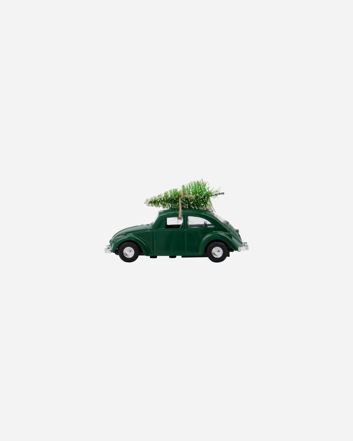 House Doctor xmas car gr�n 8,5 cm med juletr� p� taget - Fransenhome