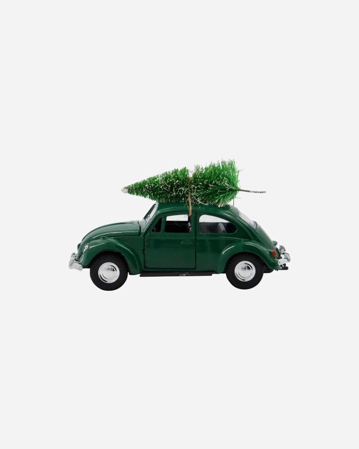 House Doctor xmas car gr�n 12,5 cm med juletr� p� taget - Fransenhome