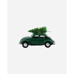 House Doctor xmas car gr�n 12,5 cm med juletr� p� taget - Fransenhome