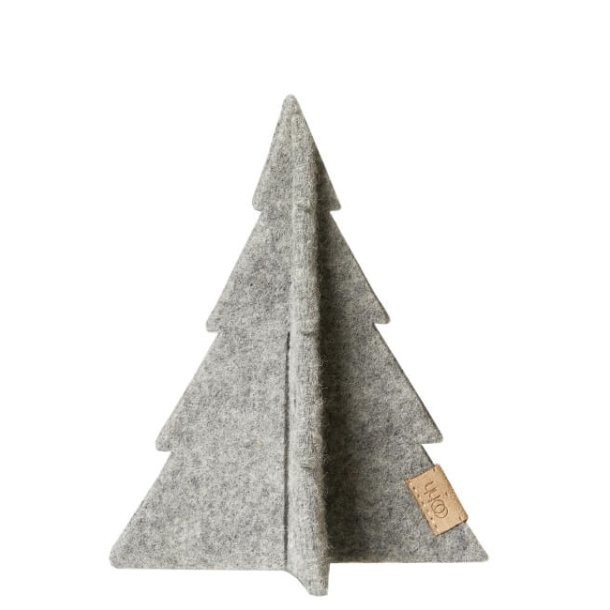 L�bech Living juletr� - Xmas tree - gr� h�jde 18 cm - Tinashjem