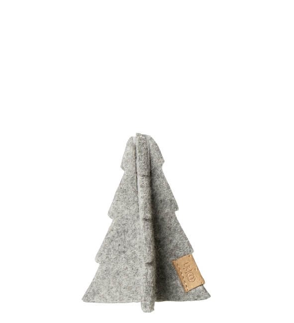 L�bech Living juletr� - Xmas tree - gr� h�jde 12 cm - Fransenhome
