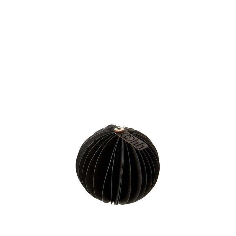 L�bech Living jule kugler - x-mas decoration ball - sort h�jde 9 cm - Fransenhome